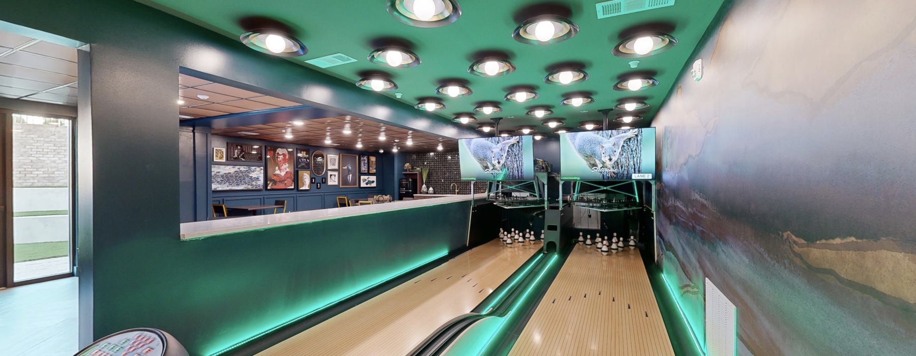bowling alley